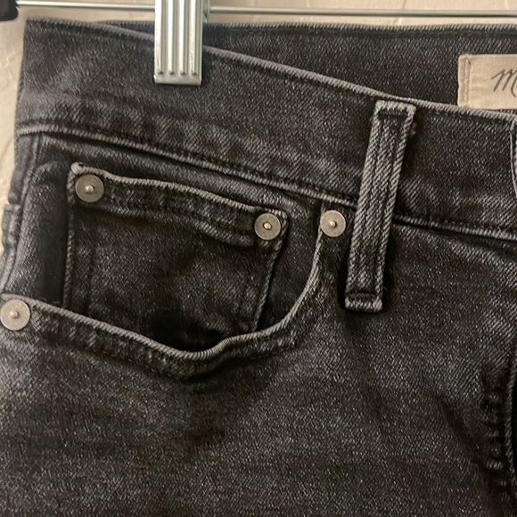 MADEWELL The Perfect Vintage Jean in Lunar Size 26 distressed knee in gray black - Picture 17 of 17